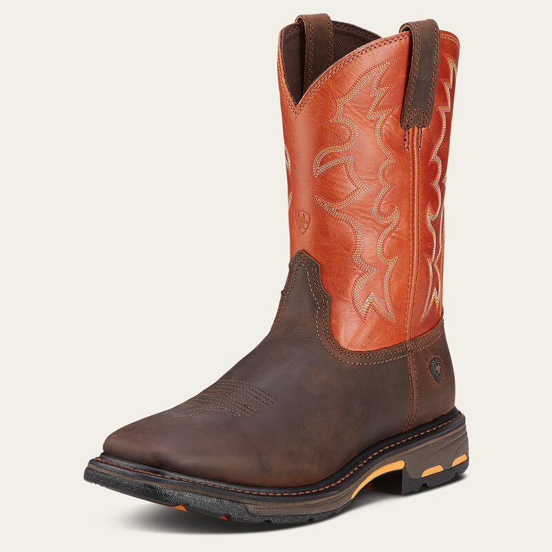 Ariat Men's WorkHog Wide Square Toe Work Boot, 10005888