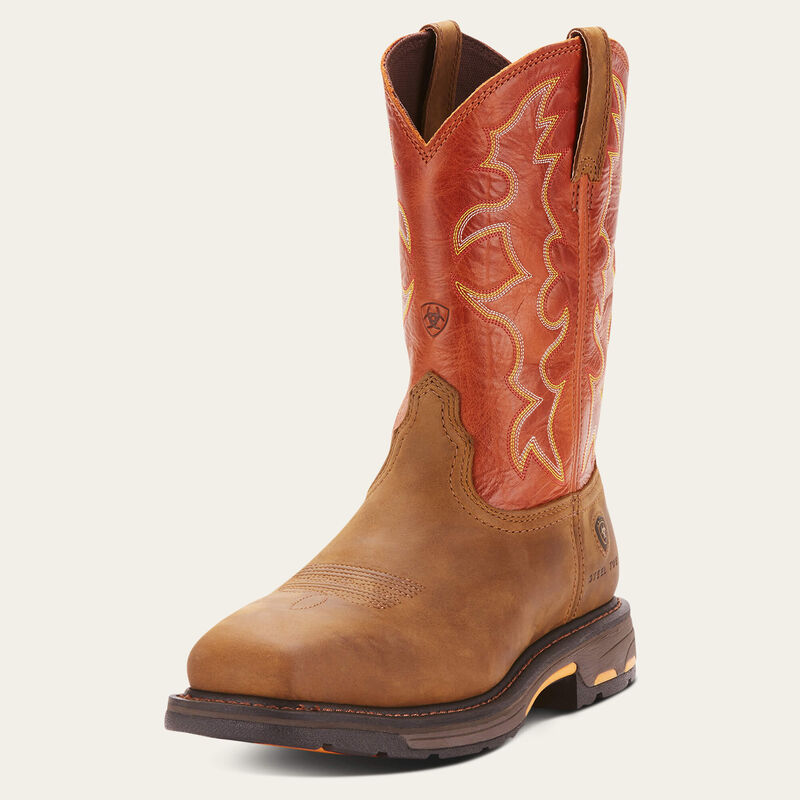 Ariat WorkHog Wide Square Toe Steel Toe Work Boot 10006961
