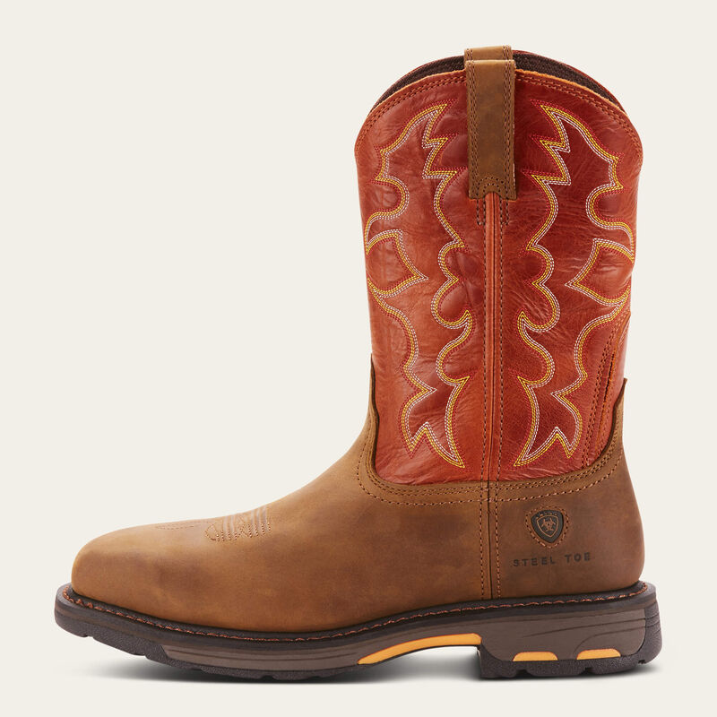 Ariat WorkHog Wide Square Toe Steel Toe Work Boot 10006961