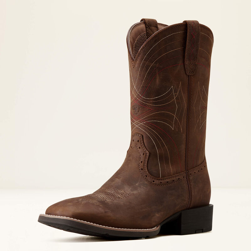 Ariat Men's Sport Wide Square Toe Cowboy Boot, 10010963