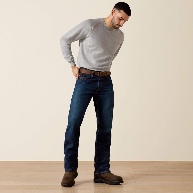 Ariat FR M4 Relaxed Basic Boot Cut Jean Shale 10012555