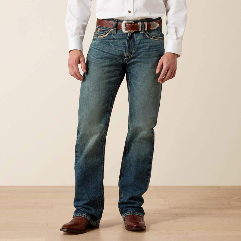 Ariat Men's M5 Slim Gambler Stackable Straight Leg Jean, 10012703