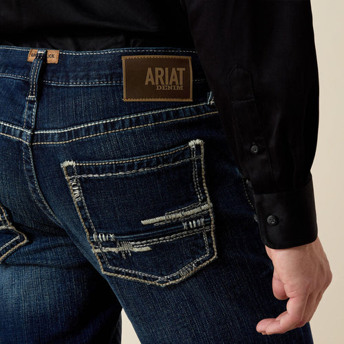 Ariat Men's M4 Low Rise Stretch Adkins Boot Cut Jean, 10021767