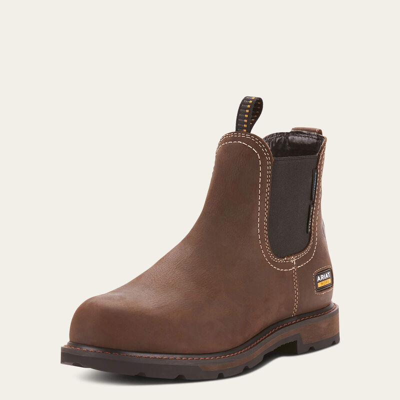 Ariat Groundbreaker Chelsea Waterproof Steel Toe Work Boot 10024983