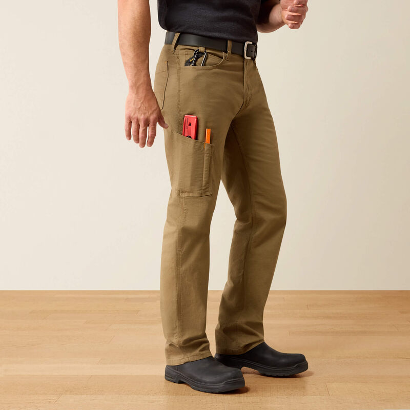 Ariat Mens Rebar M4 Low Rise DuraStretch Made Tough Stackable Straight Leg Pant, 10030239