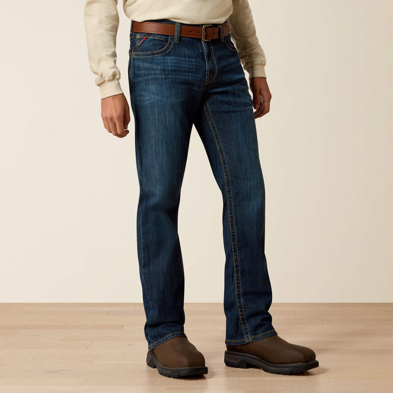 Ariat FR M4 Relaxed Stretch DuraLight Jett Boot Cut Jean 10030266