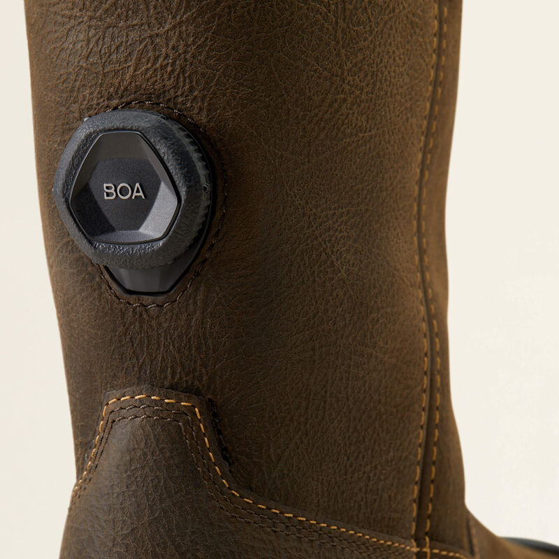 Ariat Stump Jumper Pull-On BOA Waterproof Composite Toe Work Boot, 10048061