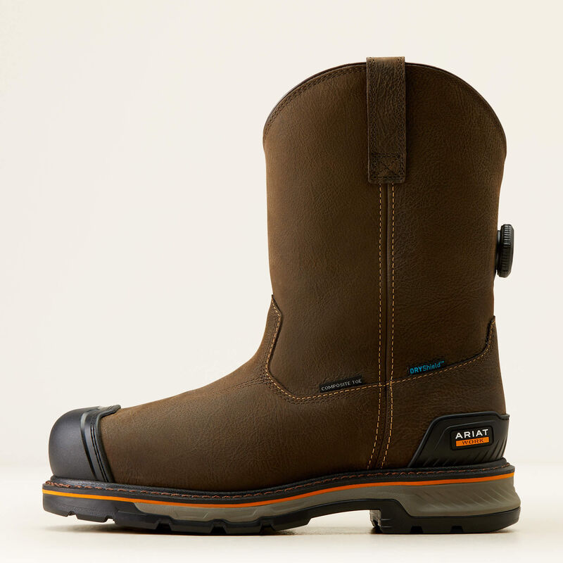 Ariat Stump Jumper Pull-On BOA Waterproof Composite Toe Work Boot, 10048061