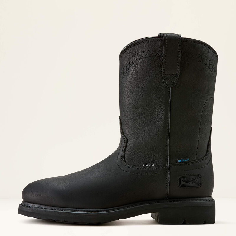 Ariat Sierra Waterproof Roper Toe Steel Toe Work Boot 10063833