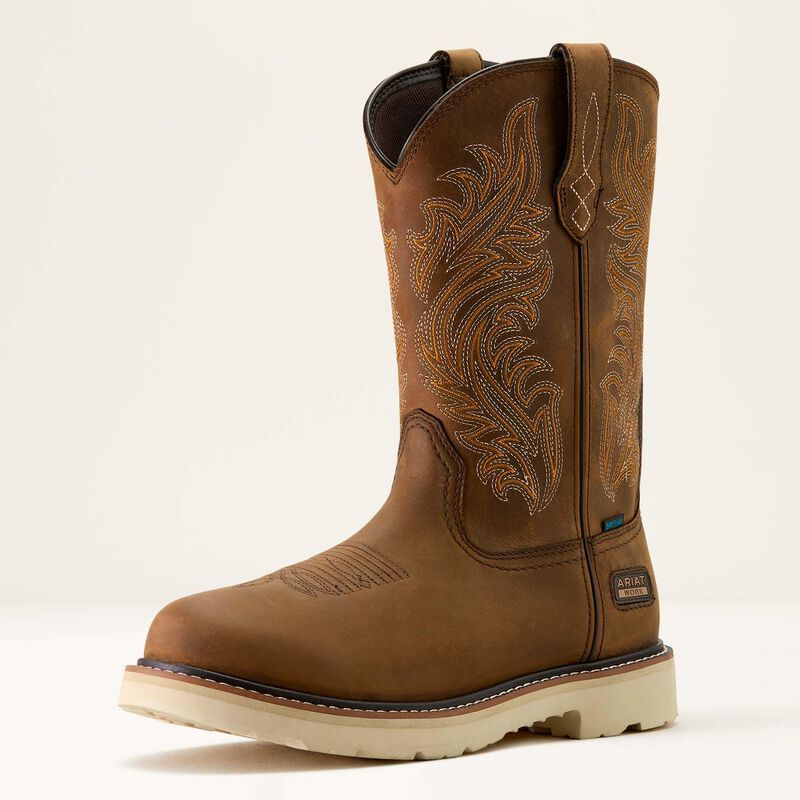 Ariat Men's Activator Argo Waterproof Round Toe Work Boot, 10063860