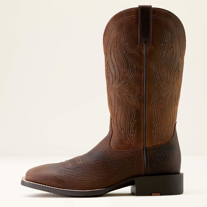 Ariat Men's Sport Rustler Wide Square Toe Cowboy Boot, 10063985