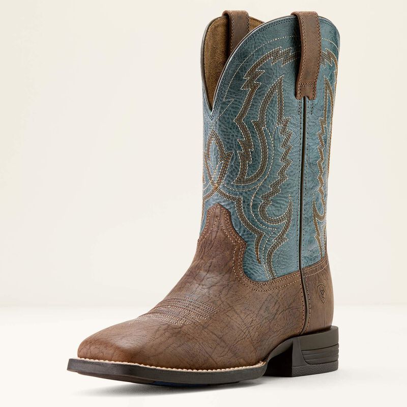 Ariat Men's Steadfast Wide Square Toe Cowboy Boot, 10064004