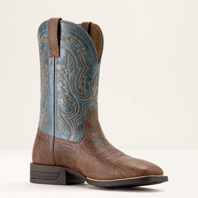 Ariat Men's Steadfast Wide Square Toe Cowboy Boot, 10064004