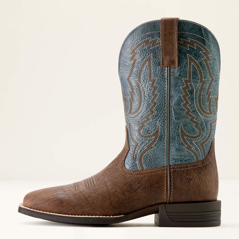 Ariat Men's Steadfast Wide Square Toe Cowboy Boot, 10064004