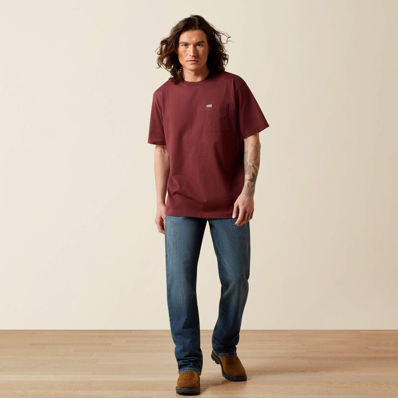 Ariat Men's Rebar Cotton Strong Standard Pocket T-Shirt, 10062400
