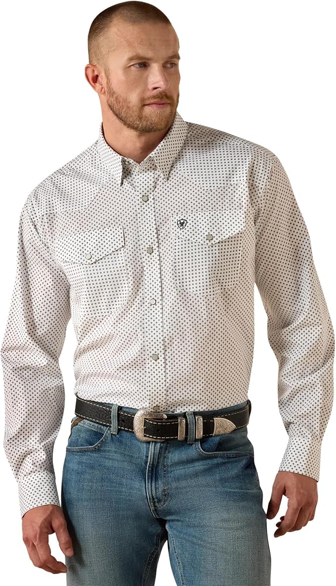 Ariat Men's Wrinkle Free Anthony Classic Fit Snap Shirt, 10071021