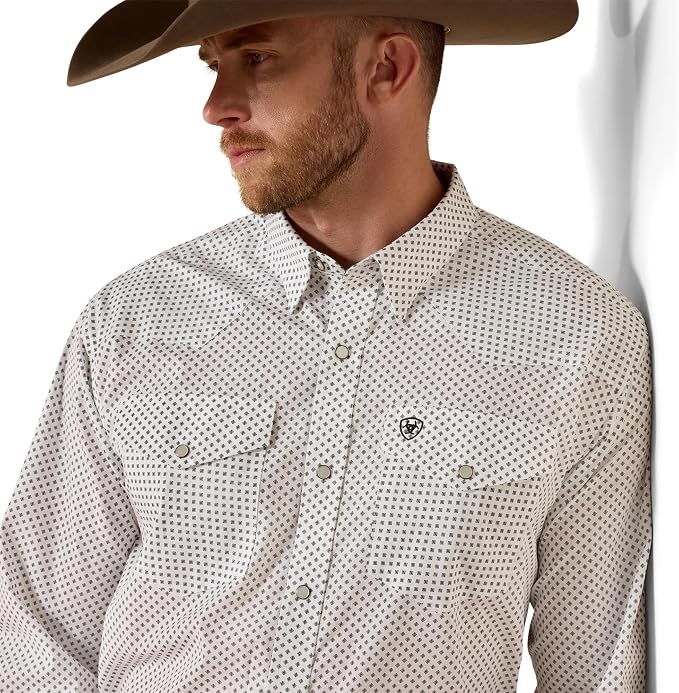 Ariat Men's Wrinkle Free Anthony Classic Fit Snap Shirt, 10071021