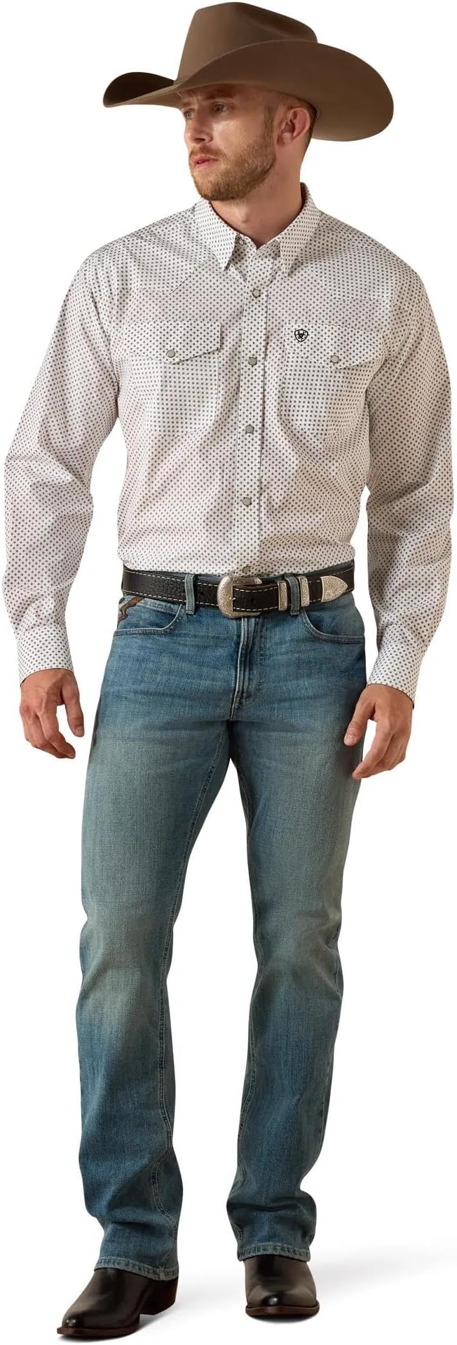 Ariat Men's Wrinkle Free Anthony Classic Fit Snap Shirt, 10071021