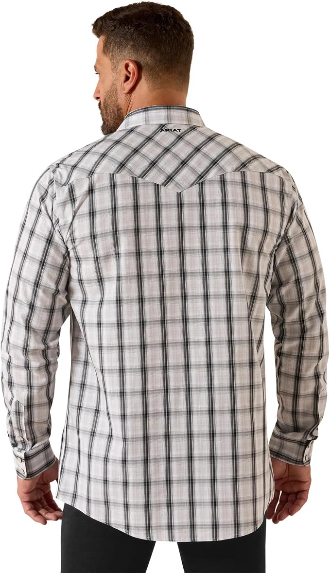 Ariat Men's Wrinkle Free Ari Fitted Snap Shirt, 10071024
