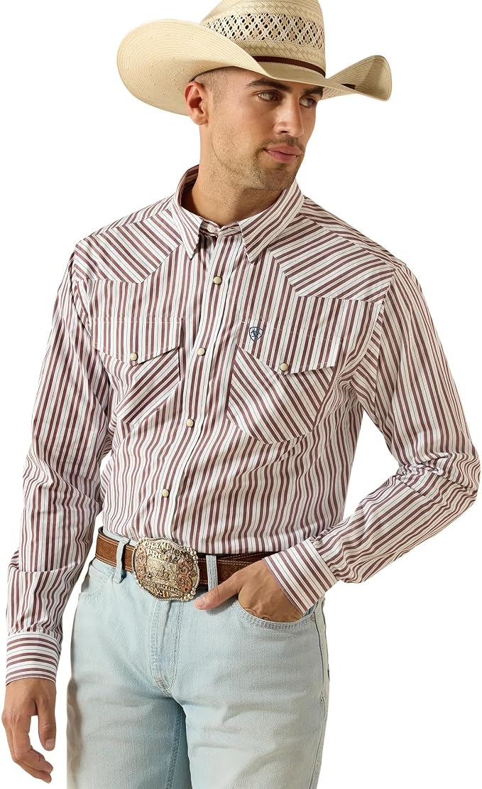 Ariat Men's Pro Series Trae Fitted Snap Shirt, 10071033