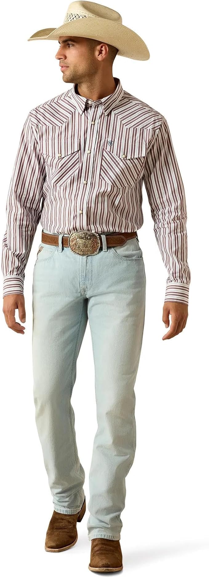 Ariat Men's Pro Series Trae Fitted Snap Shirt, 10071033