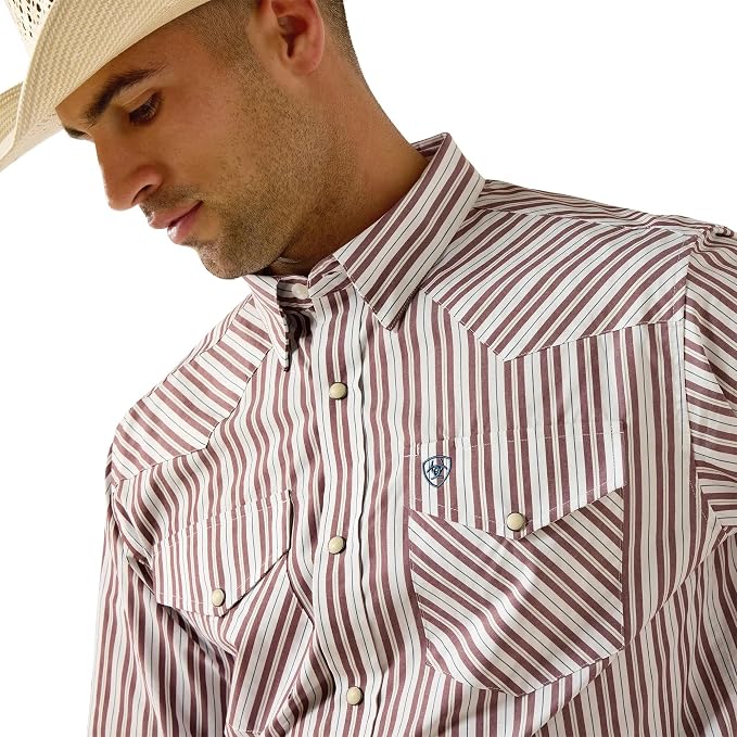 Ariat Men's Pro Series Trae Fitted Snap Shirt, 10071033