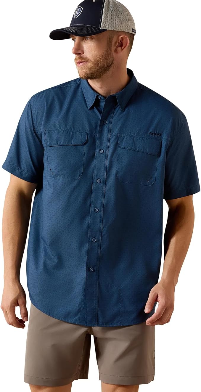 Ariat Men's Printed VentTEK Outbound Fitted Shirt, 10071050