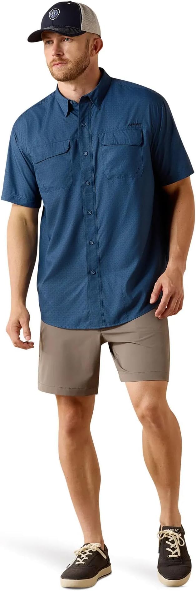 Ariat Men's Printed VentTEK Outbound Fitted Shirt, 10071050