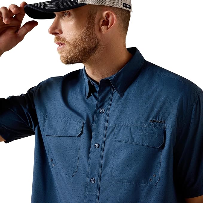 Ariat Men's Printed VentTEK Outbound Fitted Shirt, 10071050