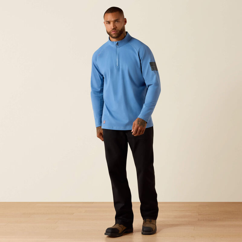 Ariat FR Combat Stretch Patriot 1/4 Zip Work Shirt 10071563