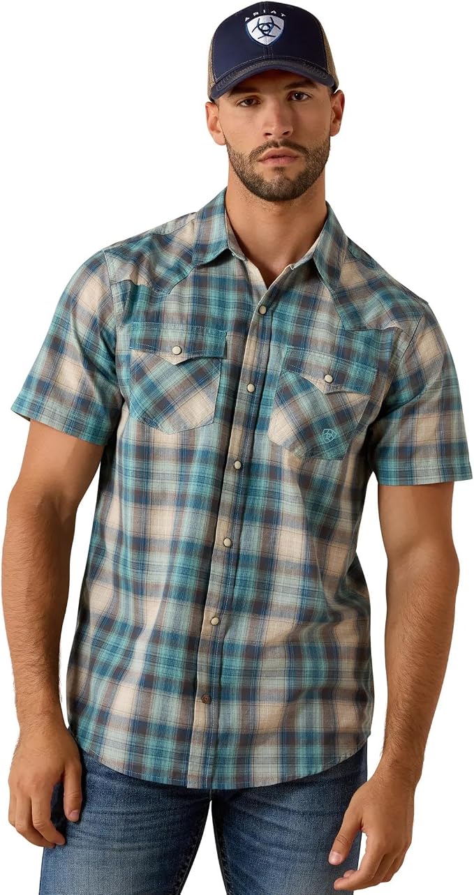 Ariat Men's Retro Halden Fitted Snap Shirt, 10071738