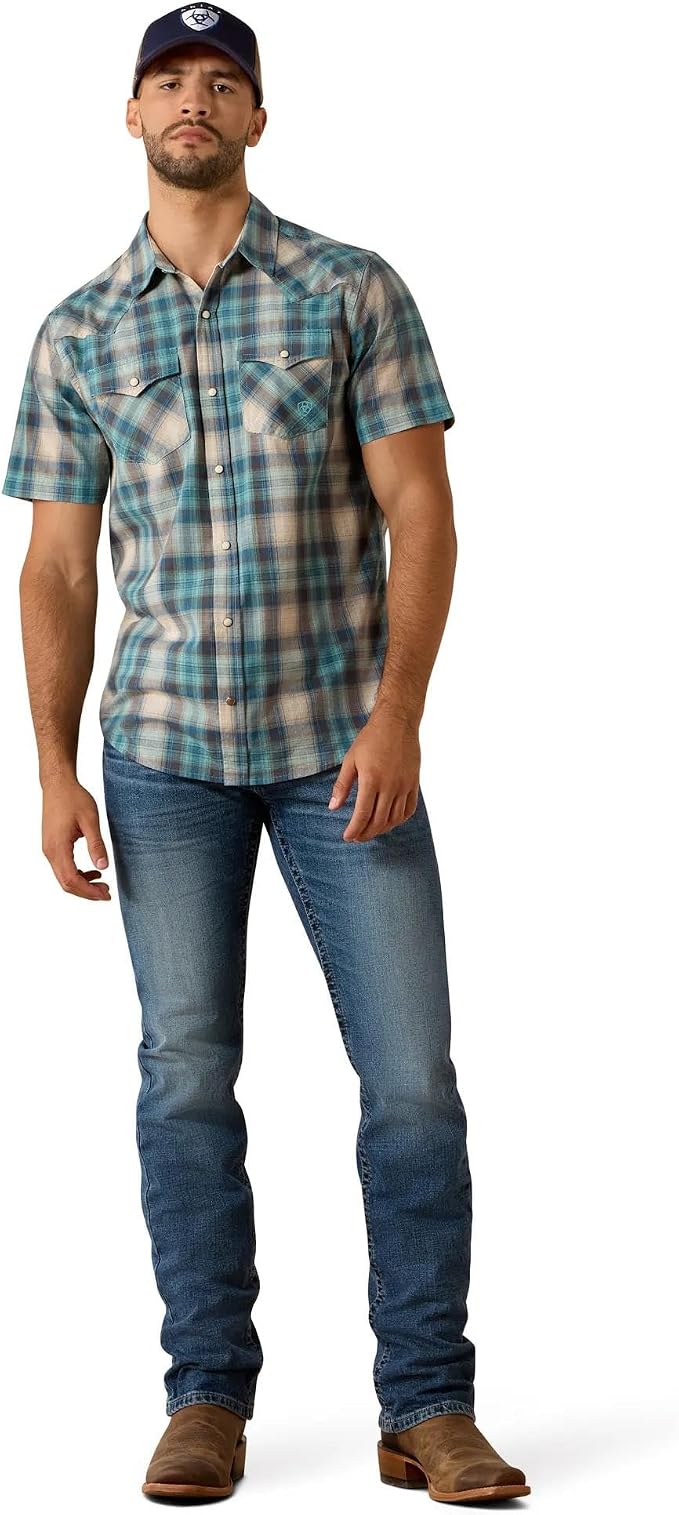 Ariat Men's Retro Halden Fitted Snap Shirt, 10071738