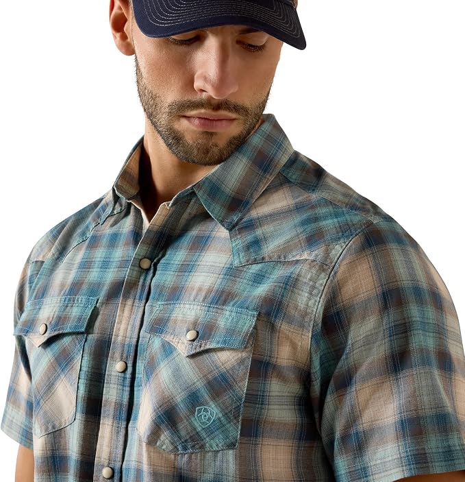 Ariat Men's Retro Halden Fitted Snap Shirt, 10071738