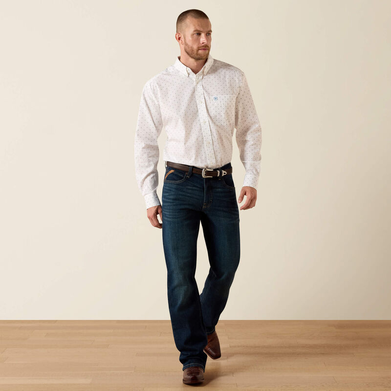 Ariat Men's Wrinkle Free Cal Classic Fit Shirt, 10071752