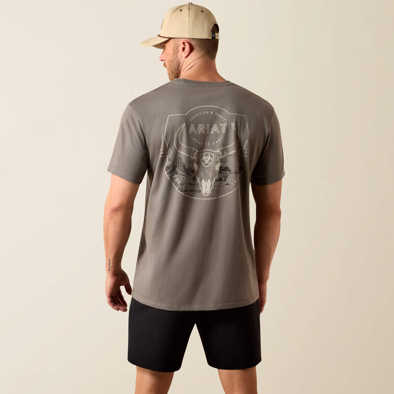 Ariat Men's Desert Badge Tradition Classic Fit T-Shirt, 10073415