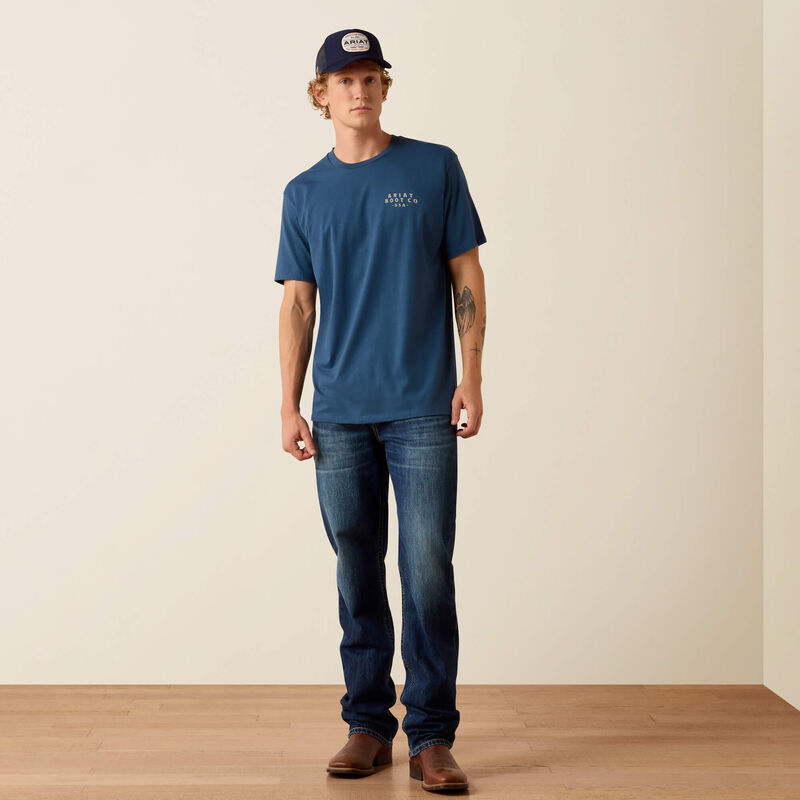 Ariat Men's Drop Down Eagle Classic Fit T-Shirt, 10073417