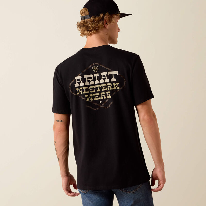 Ariat Men's Country and Western Lockup Classic Fit T-Shirt, 10073418