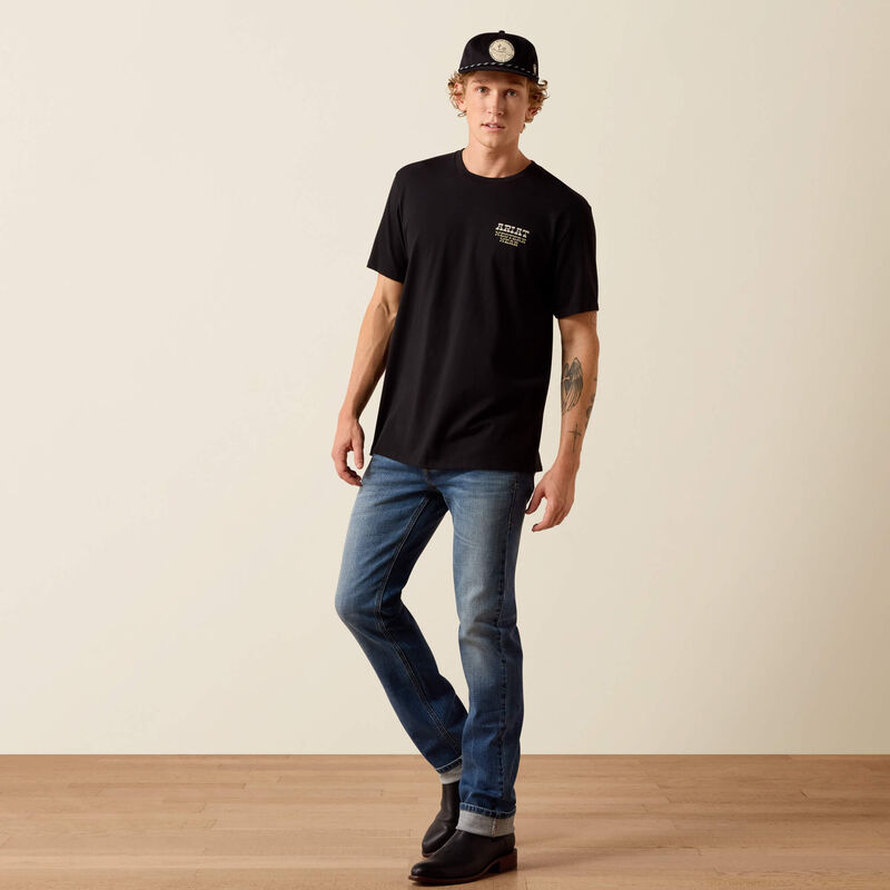 Ariat Men's Country and Western Lockup Classic Fit T-Shirt, 10073418