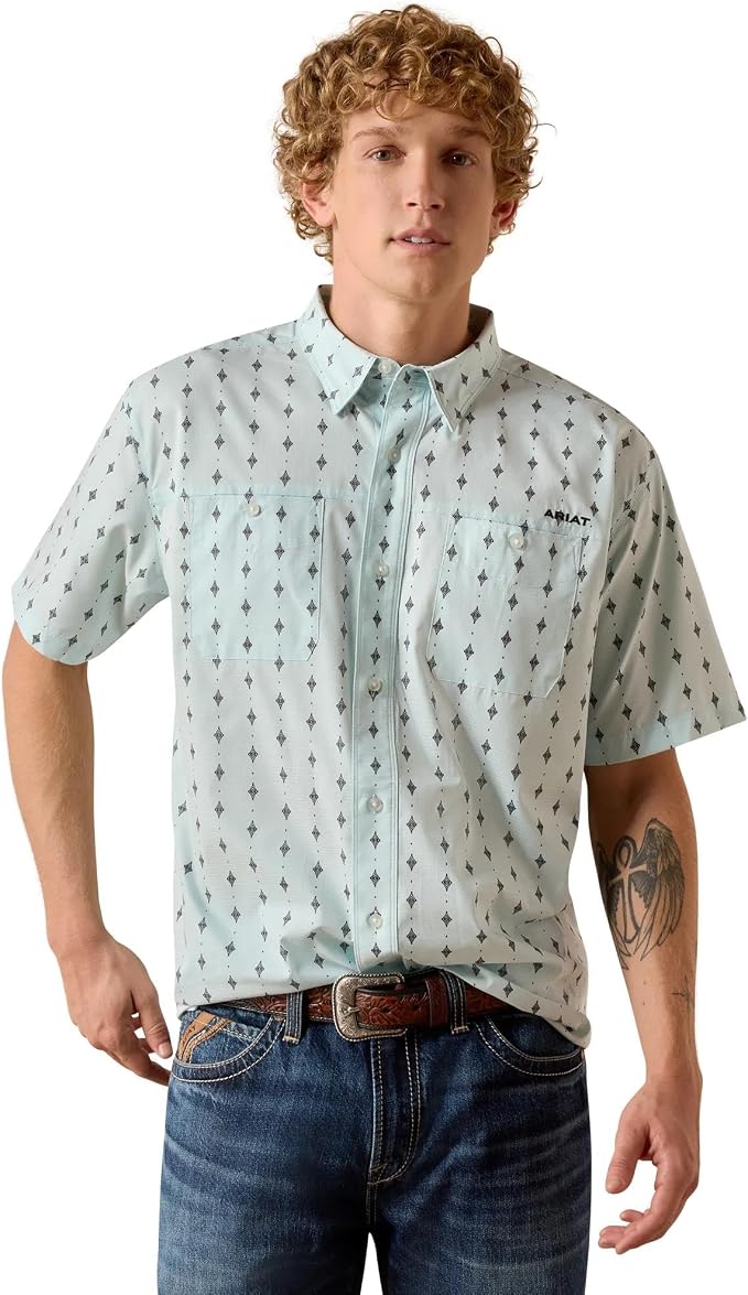 Ariat Men's Printed 360 Airflow Classic Fit Shirt, 10073437