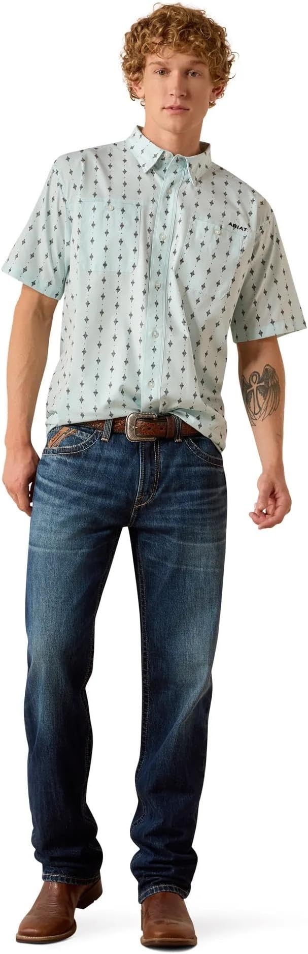 Ariat Men's Printed 360 Airflow Classic Fit Shirt, 10073437