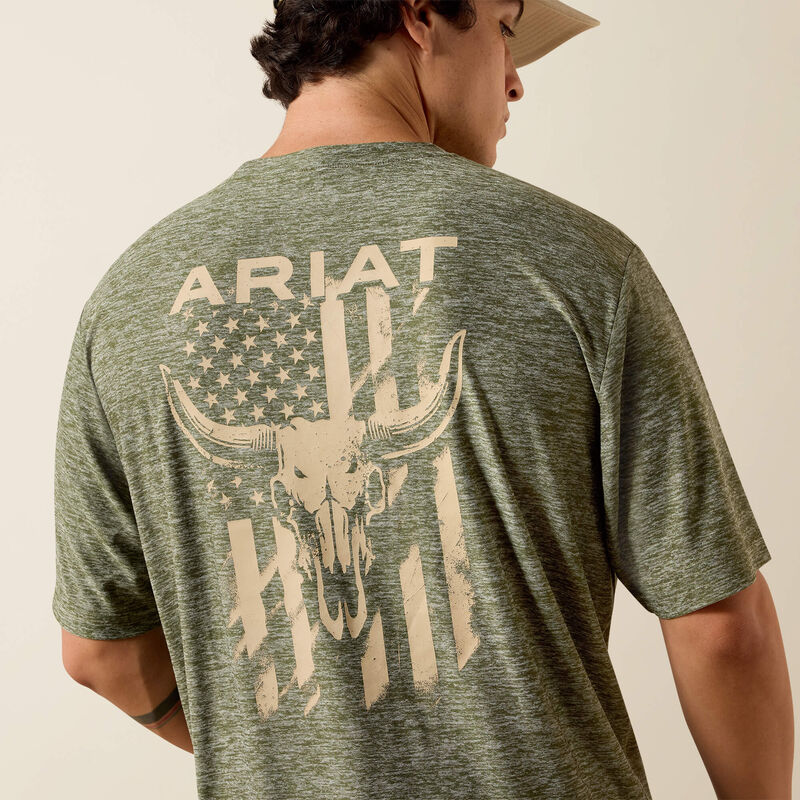 Ariat Men's Longskull Freedom T-Shirt, 10073442