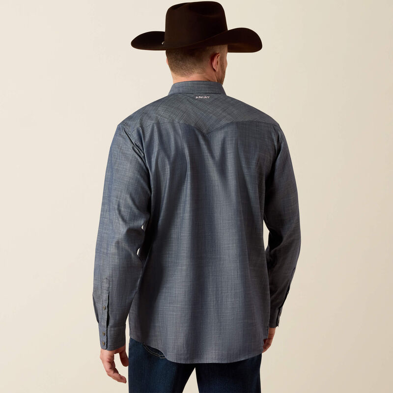 Ariat Men's Wrinkle Free Refined Slub Classic Fit Shirt, 10073488