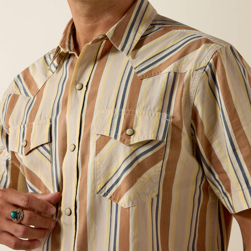 Ariat Men's Retro Hawthorne Fitted Snap Shirt, 10073572