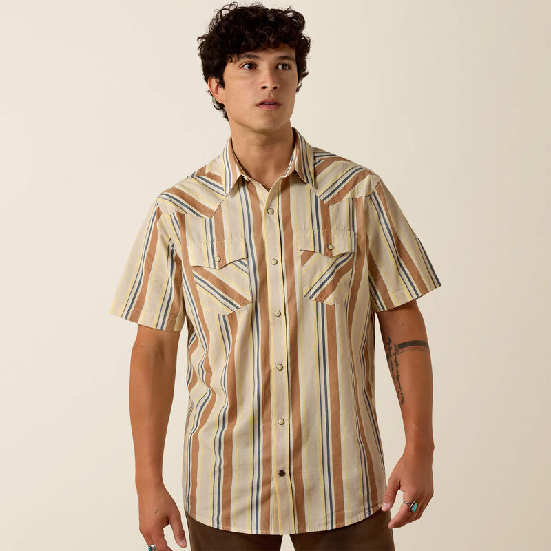 Ariat Men's Retro Hawthorne Fitted Snap Shirt, 10073572