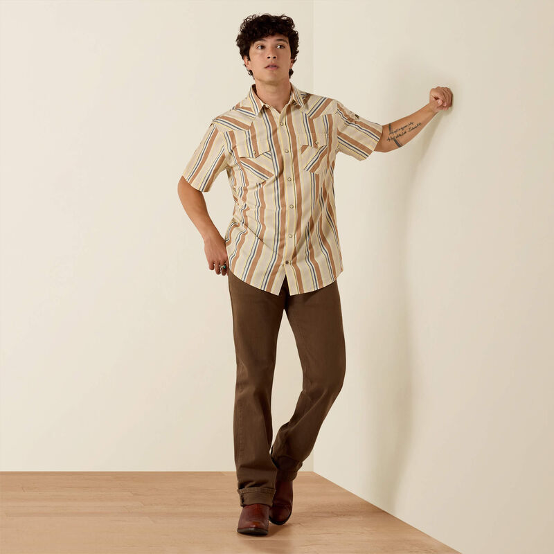 Ariat Men's Retro Hawthorne Fitted Snap Shirt, 10073572