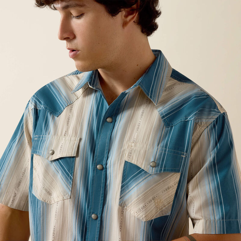 Ariat Men's Retro Hyland Fitted Snap Shirt, 10073573