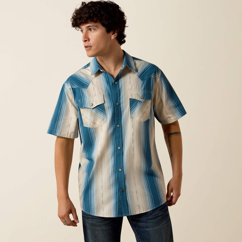 Ariat Men's Retro Hyland Fitted Snap Shirt, 10073573