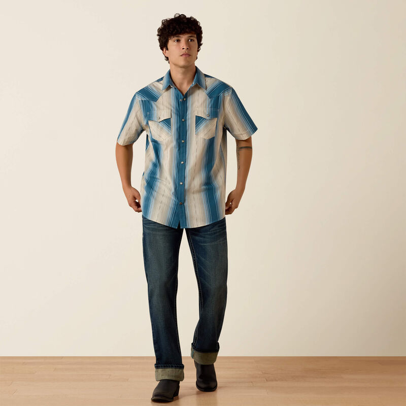 Ariat Men's Retro Hyland Fitted Snap Shirt, 10073573