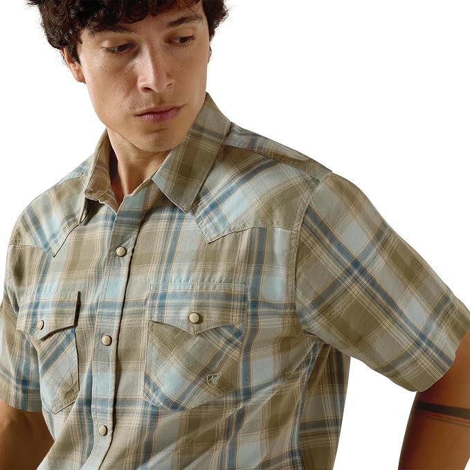 Ariat Men's Retro Hawke Fitted Snap Shirt, 10073577