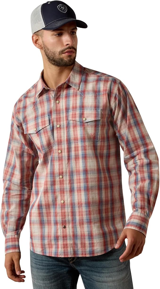 Ariat Men's Retro Hodge Fitted Snap Shirt, 10073580